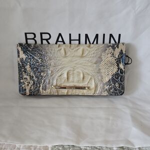 Brahmin Ady Wallet in Jaguar Ombre Melbourne Leather. NWT